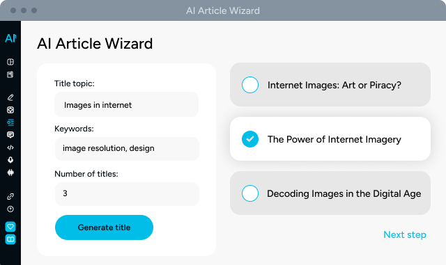 AI Article Wizard